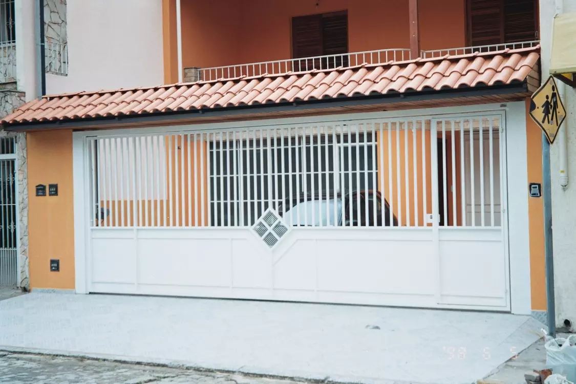 Projeto de portão em grade